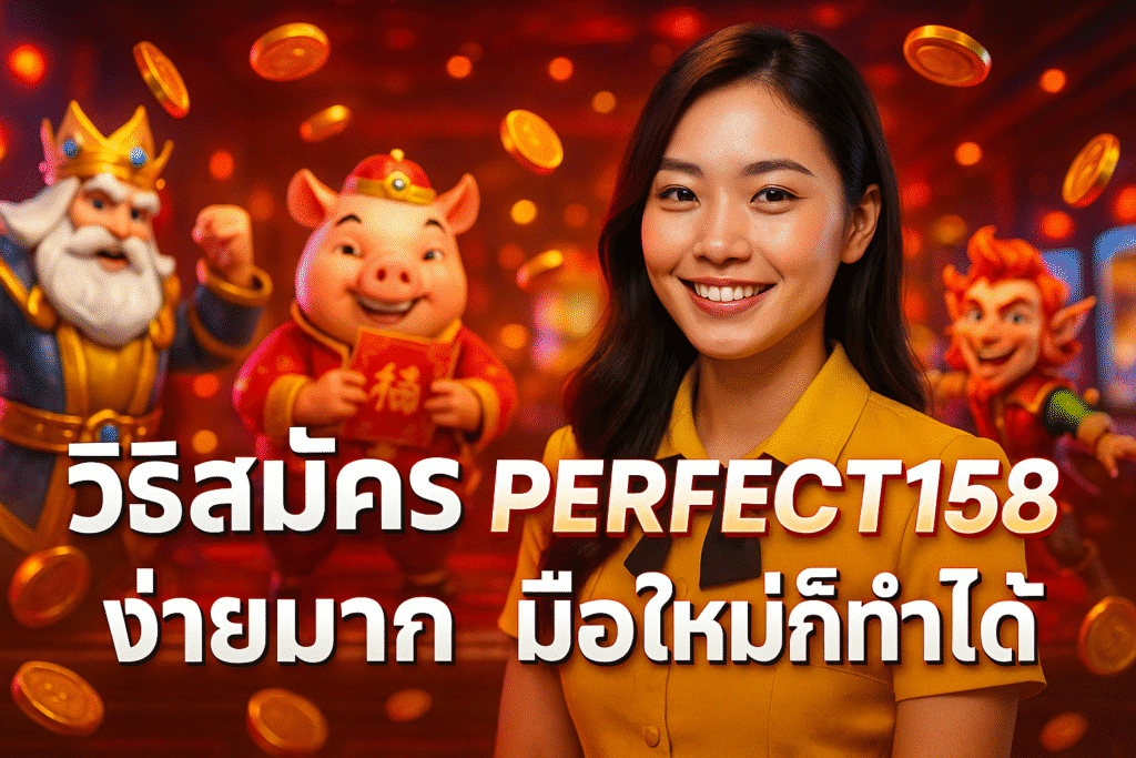 วิธีสมัคร PERFECT158 ง่ายมาก มือใหม่ก็ทำได้