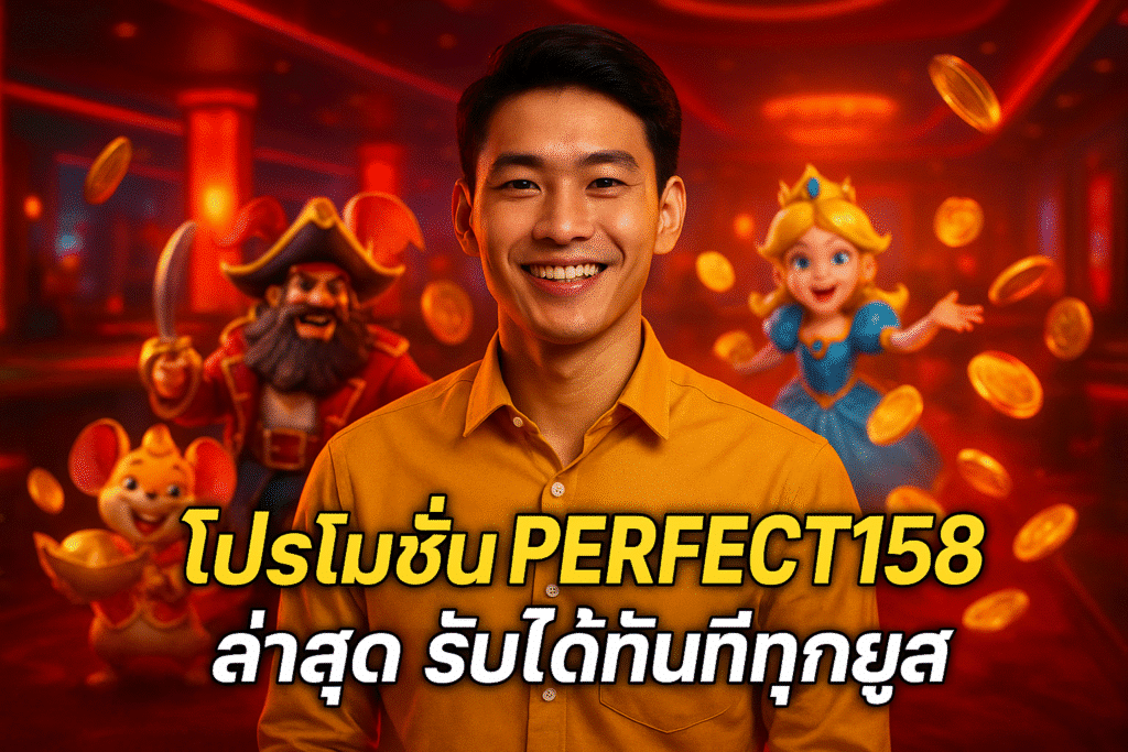 โปรโมชั่น PERFECT158 ล่าสุด รับได้ทันทีทุกยูส